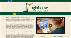 Desktop Screenshot of lighthousedental.net