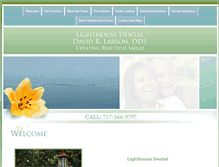 Tablet Screenshot of lighthousedental.com